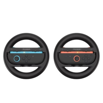 2-Pack Racing Steering Wheels for Nintendo Switch 2 Joy-Con Controllers Mario Kart 8 Deluxe