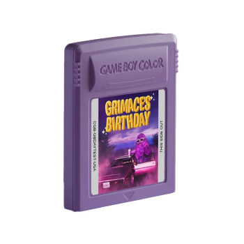 Grimace’s Birthday GBC McDonald's Game Cartridge