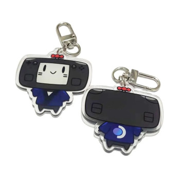 Steam Deck Mascot Keychain Keyring